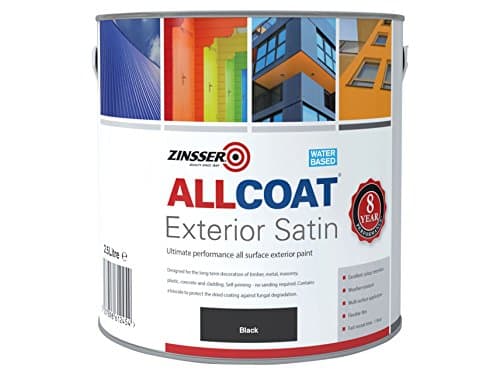 Image of Zinsser ZINACEBK25L 2.5 Litre All Coat Exterior Primer - Black