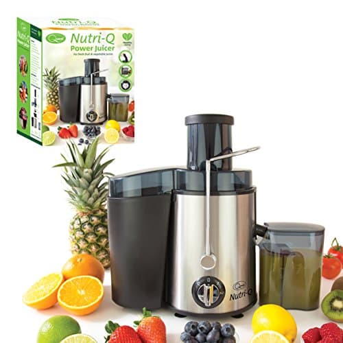 Image of Quest Nutri-Q Power Juicer With Centrifugal Extractor / 0.5L Jug & 1.5L Pulp Container/Large Feeding Chute Included / 2 Speeds & Pulse Function