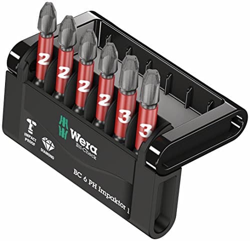 Image of Wera - Bit-Check 6 PH Impaktor 1, 6 Pieces