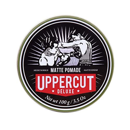 Image of Uppercut Deluxe Matte Pomade Hair Styling Product For Men With A Medium Hold, No Shine Water Based Matte Hair Styling Product Easy Wash Out, No Residue 100g