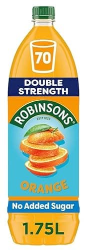Image of Robinso Squash 1.75L Variety Pack – Assorted Fruit Flavours, No Added Sugar, Concentrated Cordial Drink (Robinsons Double Strength Orange No Added Sugar Squash 1.75L)