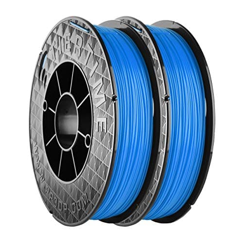 Image of UP Fila Tough ABS 3D Printer Filament, Higher Impact Strength, Low Odor, Consistent 1.75mm Diameter,1KG (500g×2 Spools), Blue