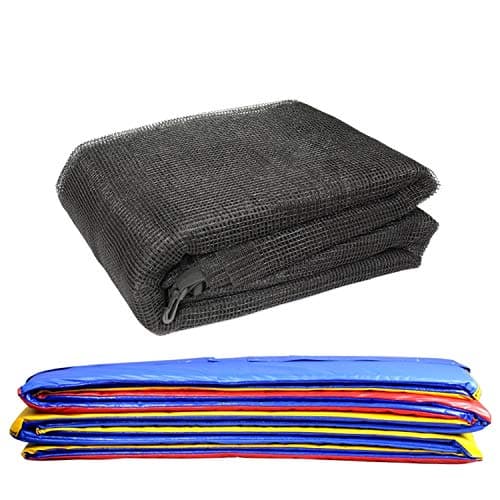 Image of Green bay TRAMPOLINE REPLACEMENT PAD PADDING SAFETY NET ENCLOSURE SURROUND 8FT Tri-Colour