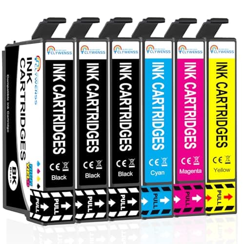 Image of Clywenss Compatible 405XL Ink Cartridges Replacement for Epson 405 XL Multipack for WorkForce Pro WF-4820 WF-3820 WF-7310 WF-7830 WF-7835 WF-7840 WF-4830 WF4820 WF3820 WF7830 WF7840 Printer, 6-Pack