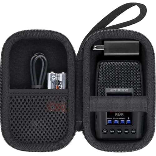 Image of co2CREA Hard Storage Carry Travel Case for Zoom H2essential /Zoom H2n Handy Recorder(Case Only,Without Recorder)