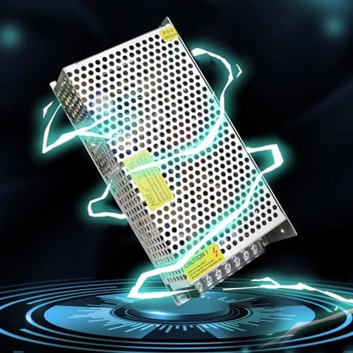 Image of LightingWill 24V Power Supply 8.3A 200W Universal Regulated Switching, Converter AC 110/220V to DC 24 Volt LED Power Adapter, Transformer, Driver for CCTV, LED Strip light, Radio, Computer Project
