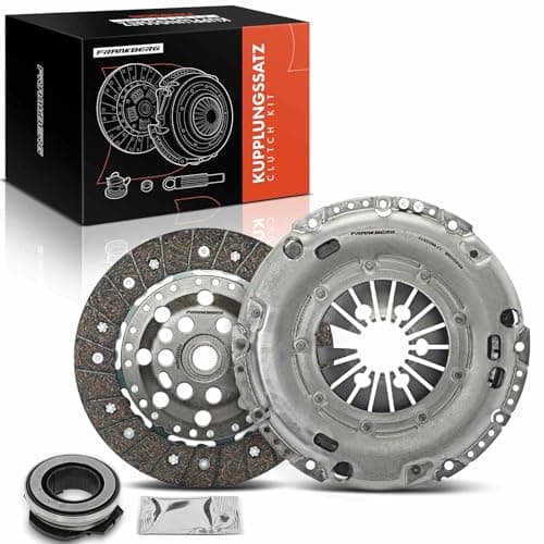 Image of Frankberg Clutch Kit with Release bearing Compatible with C.a.d.d.y III MPV 2CB 2CJ 2KB 2KJ 1.9L 2005-2010 C.a.d.d.y III Box/MPV 2CA 2CH 2KA 2KH 1.9L 2005-2010 Replace# 02A141165A