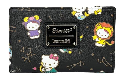 Image of Loungefly Sanrio Hello Kitty Zodiac Updated Allover Print Zip Around Wallet