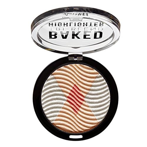 Image of Barry M Cosmetics Barry M Cosmetics Tri Baked Highlighter - Silver Solstice
