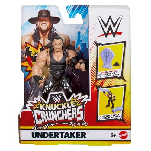 Image of WWE Undertaker Knuckle Crunchers 6 Toy Wrestling Action Figure