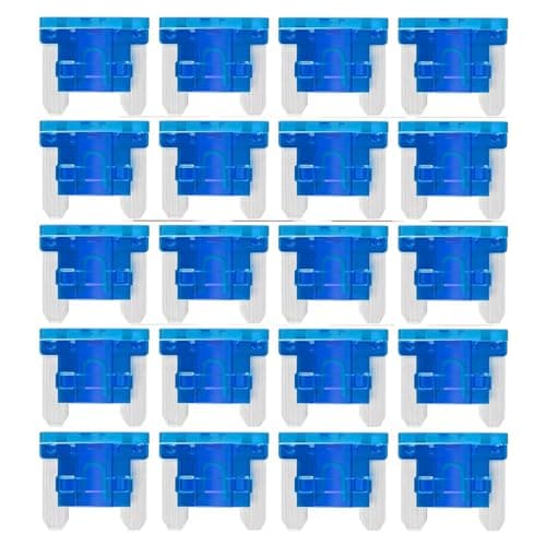 Image of Gebildet 15A Low Profile Mini/APS, ATT Blade Car Fuses 15Amp Automotive Fusibles for RV Auto Motorcycle Truck (Pack of 20Pcs)