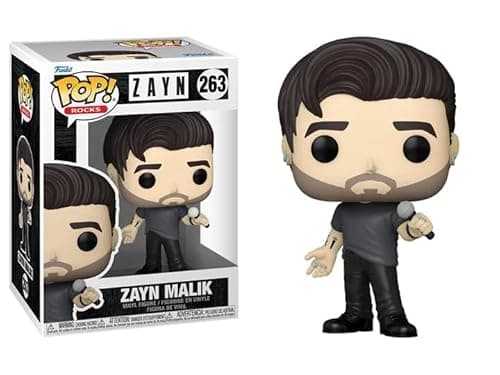 Image of Funko Zayn Malik with Mic + Pop Protector: Pop! Rocks Vinyl Figure (Gift Set Bundled with ToyBop Brand Box Protector Collector Case)