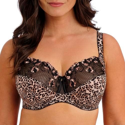 Image of Fantasie Women's Talia Underwire Side Support Bra, Leopard, 30E