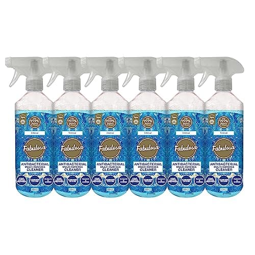 Image of Fabulosa Antibacterial Disinfectant Spray, All Purpose Multi Surface Cleaner, 500ml, 6 pack, Intense, Packaging may vary