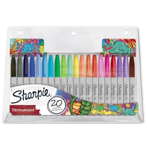Image of Sharpie Permanent Marker Set | Exclusive Colour Assortment | Fine Point | 20 Count