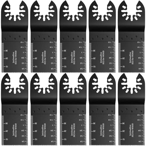 Image of 10Pcs Universal Oscillating Quick Release Saw Set Multitool Tool Blade for Bosch Craftsman Dremel Fein Ridgid Tch Makita Milwaukee