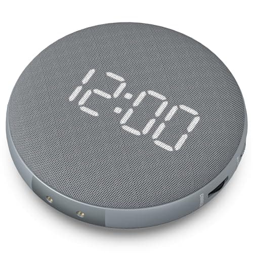 Image of REACHER Vibrating Alarm Clock for Heavy Sleepers - Super Loud Bed Shaker Alarm with Sound & Strong Vibration - Under Pillow Rechargeable Battery Powered Travel Clock for Deaf Adults Teens Kids