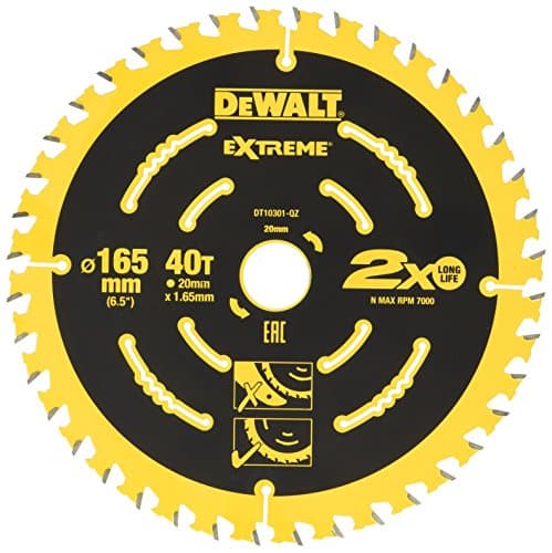 Image of DEWALT Corded Extreme Framing Blade 165mm Range, DT10301-QZ 40, Carbide, Wood
