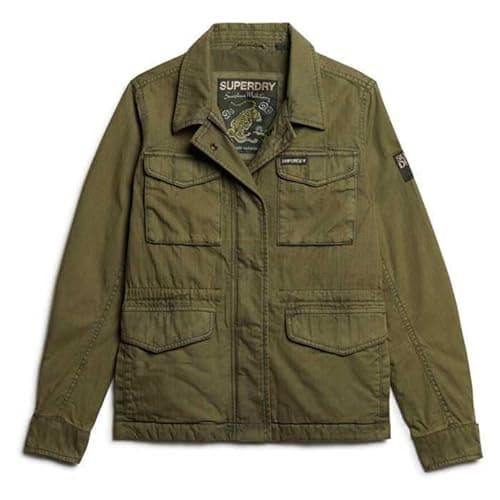 Image of Superdry Military M65 Lined Jacket M Green