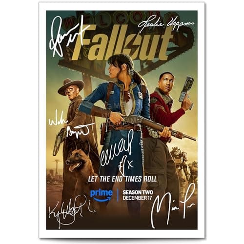Image of Fallout cast signed autograph poster photo print framed memorabilia tv show series gift Ella Purnell Aaron Moten (Fallout 2, A4 Poster Only)