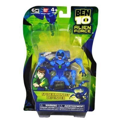 Image of Ben 10 Alien Force 4 Inch Action Figure Spidermonkey DEFENDER NO TRANSLUCENT MINI ALIEN
