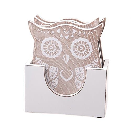 Image of Owl Coaster Set by Heaven Sends