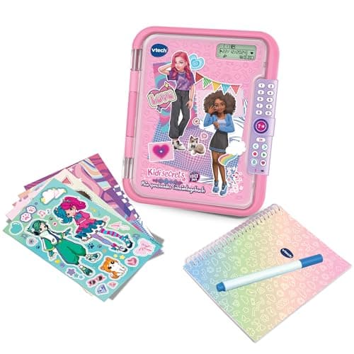 Image of Vtech KidiSecrets - Magic Voice 365 - The 2-in-1 Diary for Voice Recordings, Creative Games and Personal Memories - For Children Aged 6-12 Years