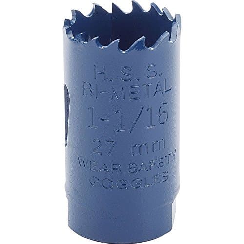 Image of Draper 34755 Expert HSS Bi-Metal Hole Saw Blade, 27mm, Blue