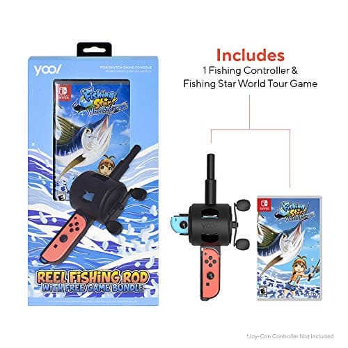 Image of Reel Fishing Rod Bundle with Fishing Star World Tour for Nintendo Switch