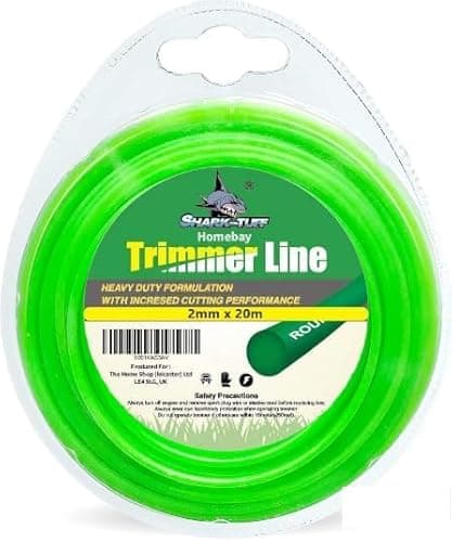 Image of Shark-Tuff® 20M Universal Strimmer Wire Heavy Duty | 1.2mm 1.6mm 2mm Strimmer Cord | Grass Trimmer Strimmer Line | Suitable for All String Trimmer Models