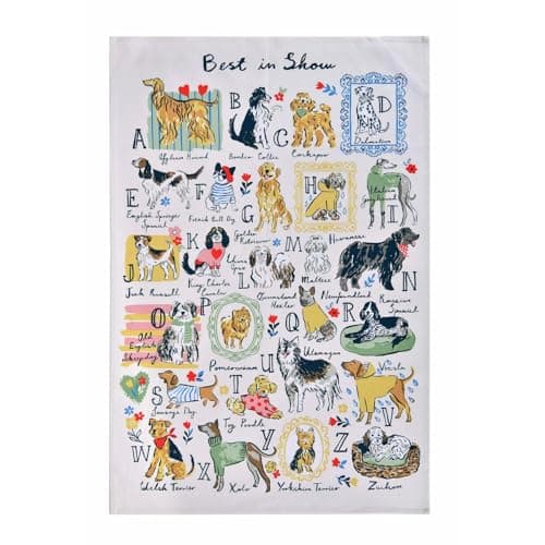 Image of Ulster Weavers Tea Towel Best In Show Dog Best In Show Dishcloth Multicolor 47x74cm