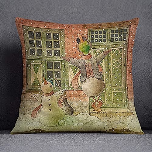 Image of Bonamaison Decorative Cushion Cover, Cotton Polyester, Multicolor, 45X45
