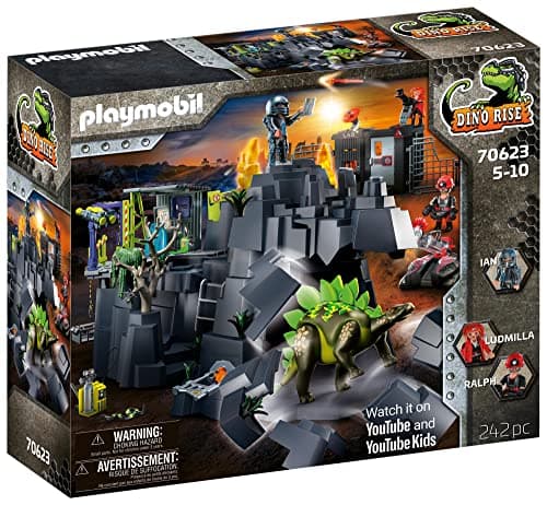 Image of Playmobil Dino Rise 70623 Crystal Mine, With light, sound and vibration Effect, For Ages 5+