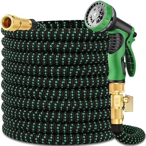 Image of Expanding Garden Hose Pipe 75 ft - Expandable Garden Hose Leak-Proof with 4 -Layer Latex Core - 2026 Version/New Patented,Lightweight, Durable, No-Kink Flexible Retractable Water Hose Pipes