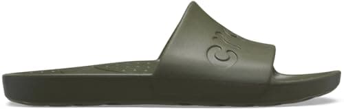 Image of Crocs Unisex-Adult Slides, Army Green, 9 UK Men/10 UK Women