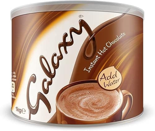Image of ESSENTIAL PRODUCTS Galaxy Instant Hot Chocolate Drink Powder 1kg Tin, Just Add Water