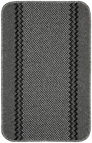 Image of William Armes Limited Kilkis Hardwearing Polypropylene Mat Stain & Slip Resistant Washable Doormat 150cm x 100cm (Charcoal)