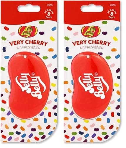 Image of Jelly Belly 15210 Very Cherry Air Freshener, 18g (Pack of 2)