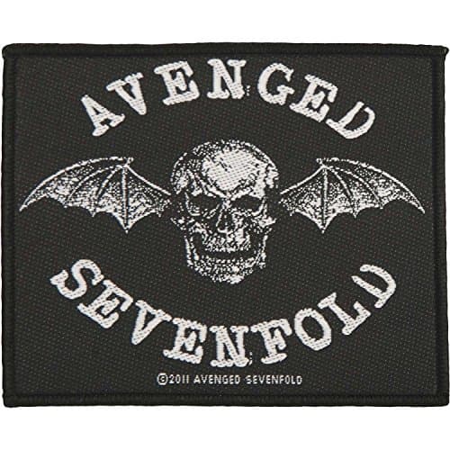 Image of Avenged Sevenfold Deathbat Unisex Patch Standard, 100% polyester,