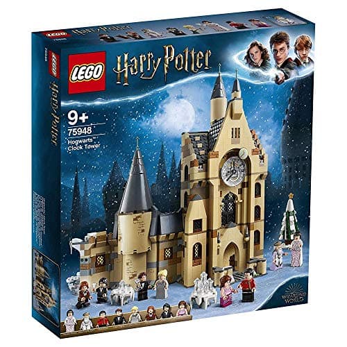 Image of LEGO Harry Potter Hogwarts Clock Tower 75948 Build and Play Tower Set with Harry Potter Minifigures, Popular Harry Potter Gift and Playset with Ron Weasley, Hermione Granger and more (922 Pieces)