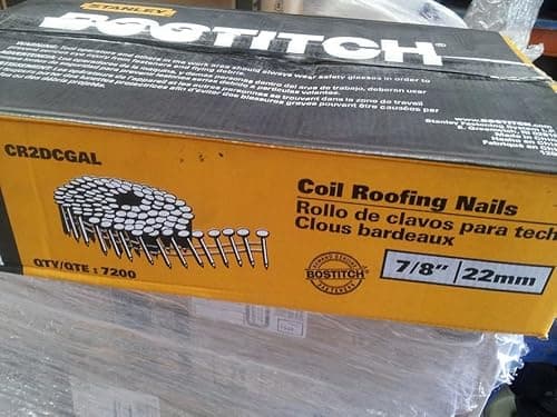 Image of Bostitch Galvanised Roofing Coil Nails 19mm - 44mm (CR2DCGAL - 22mm)
