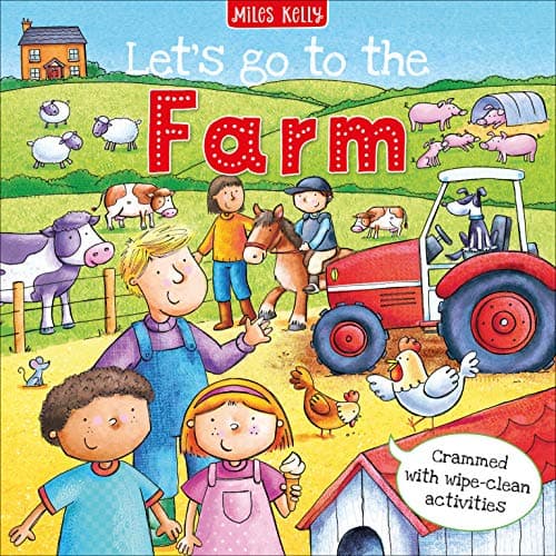 Image of Let's go to the Farm - Wipe Clean Activity Book