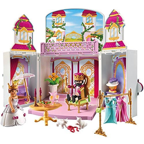Image of PlayMOBIL 4898 Princess My Secret Royal Palace Play Box with Key and Lock, Fun Imaginative Role-Play, PlaySets Suitable for Children Ages 4+