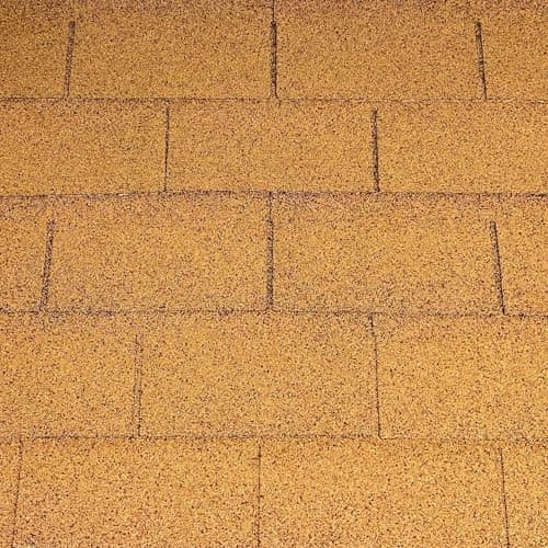 Image of Roofing Shingles 3-Tab 39.4” by 13.1”, Tan Asphalt Shingles (8 - Count)