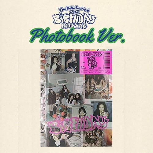 Image of ( PHOTO BOOK Ver. ) RED VELVET THE REVE FESTIVAL 2022 BIRTHDAY Album ( RECIPE(A) Ver.+1ea Store Gift Card ) K-POP SEALED