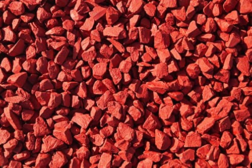 Image of RockinColour Decorative stones, Decorative Garden stones, Chilli Red, Ideal for decorative features, UV stable and weather resistant, safe colour coating. 14kg-15kg