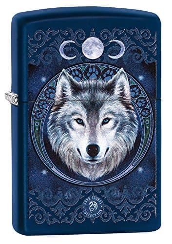 Image of Zippo - Windproof Lighter, Anne Stokes, Matt Navy, Colour Image, Refillable, Reusable, Windproof Design, Gift Box, Made in the USA