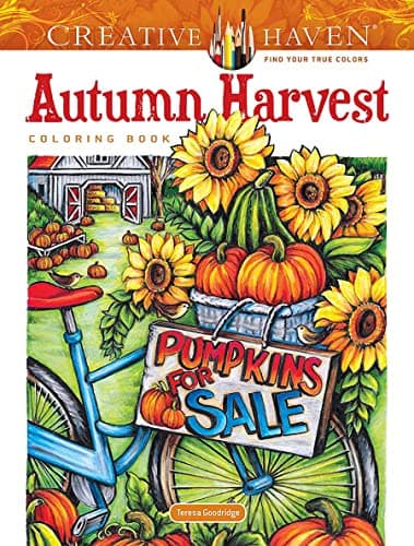 Image of Creative Haven Autumn Harvest Coloring Book