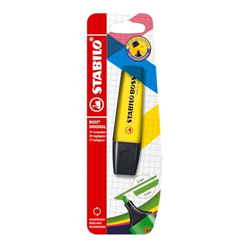 Image of STABILO BOSS ORIGINAL - Highlighter - Pack of 1 - Yellow
