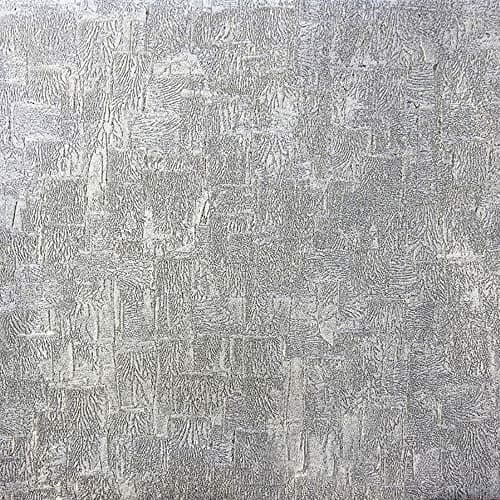Image of Arthouse Foil A La Mode Silver Wallpaper 901806 - Vinyl Textured Metallic Plain